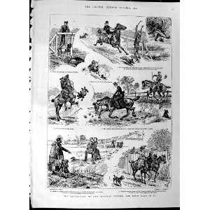  1890 Adventures Runaway Horses Country Comedy Scene