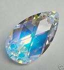 1x SWAROVSKI 6106 CLEAR CRYSTAL AB 22mm TEARDROP PENDAN