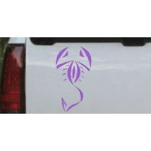 8in X 4.4in Purple    Tribal Scorpion Animals Car Window Wall Laptop 