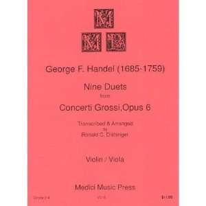   Grossi, Op. 6 Violin and Viola Ronald C Dishinger Musical Instruments