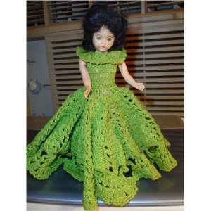  COLLECTABLE OLD DOLL IN CROCHETED DRESS    Everything 