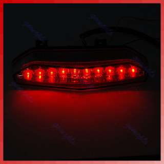 LED Turn Signal Tail Lights For Kawasaki ZX 6R 07 08 W  