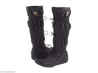 Womens Sorel Firenzy Black/Gold Winter Boots 6 7 8 9 10  
