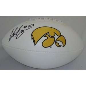  Signed Shonn Greene Ball   Iowa Hawkeyes   Autographed 