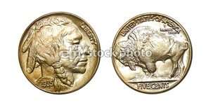 Cents 1935 Buffalo Nickel  