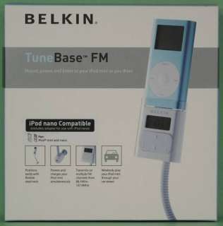 The Belkin TuneBase FM Wireless Transmitter / Mount / Charger / Power 