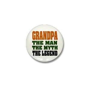  Grandpa   The Legend Funny Mini Button by  Patio 