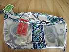   GRANDE COSMETIC case MEDITERRANEAN WHITE NWT travel make up CLEAR