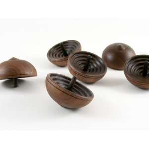  Wooden Spinning Top   Ufo, Walnut Toys & Games