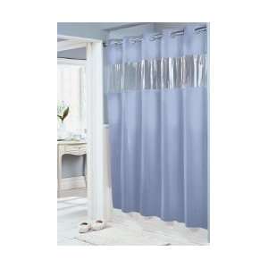 Hookless Vision PEVA Shower Curtain RBH14HH07 Blue