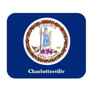  US State Flag   Charlottesville, Virginia (VA) Mouse Pad 