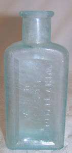 Vtg Old Bottle WHITTEMORE Polish BOSTON U.S.A. 860  80  