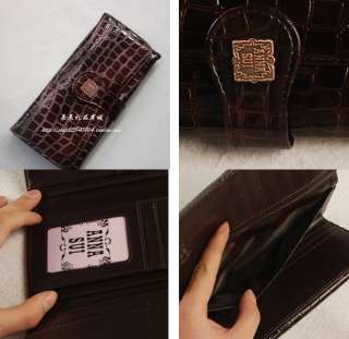 Women Latest Anna Sui Triple Folding Wallet Purse  