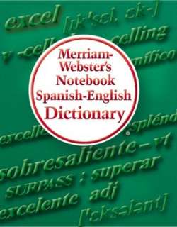   Merriam Websters Notebook Spanish English Dictionary 