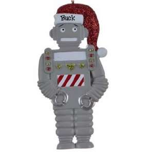  Personalized Robot Christmas Ornament
