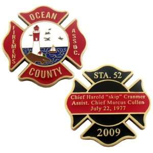  Ocean County NJ Fireman Assoc Station 52 challenge Coin 