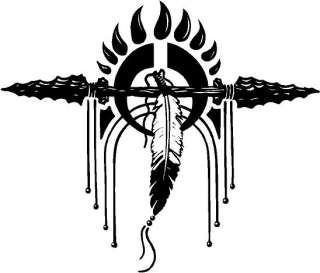 native american symbol decal sticker display your heritage with pride