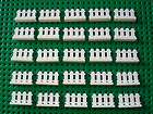 LEGO PARTS   Lot of 25 pcs 1X4X2 Castle White Picket Fences NEW