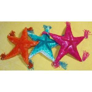  Turquoise Starfish Throw Pillow