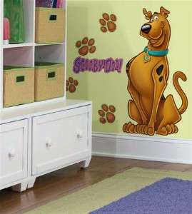 New GIANT SCOOBY DOO WALL DECALS Removable Stickers 034878094007 