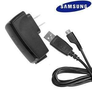 OEM Samsung Micro USB Travel Charger Adapter + Data Cable Acclaim 
