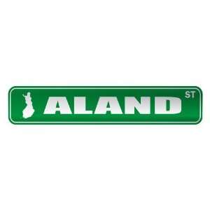   ALAND ST  STREET SIGN CITY FINLAND