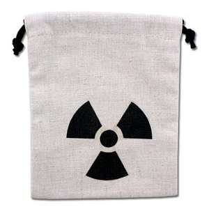   Dice Bag with Radiation Hazard Symbol, 4.5x3.25 inch) Toys & Games