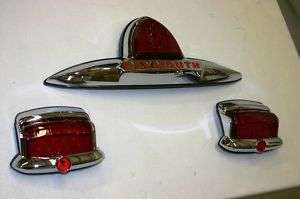 Vintage 1946 1948 LED Plymouth 3rd Brake light / tailight combo   easy 