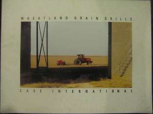 Case IH 6300 7100 7200 8500 Wheatland Grain Drill Sales Brochure 
