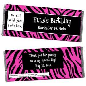  Trendy Animal Prints Personalized Photo Candy Bar Wrappers 