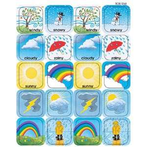    20 Pack TEACHER CREATED RESOURCES STICKERS WEATHER 