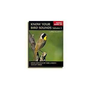 Books   Know Your Bird Sounds Vol. 1 w/CD   35 Common Birds of Eastern 