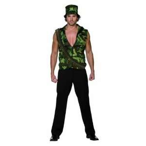  Smiffys Fever Army Guy Costume (31886M) Toys & Games