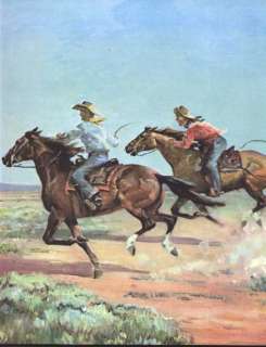 Quarter Horse & Cowboy Horse Print   1951 W. Dennis  