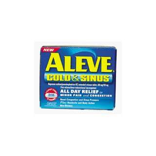  Aleve Non Drowsy Cold & Sinus All Day Relief Caplets   10 