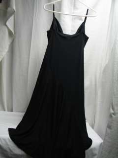 Hennes Collection Stretch Black Cowl Neck Bias Dress  