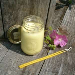  Natural Wax Blend Pint Jar Candle   Summer Melonade