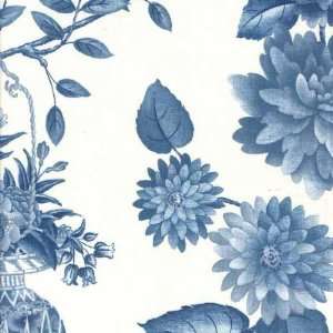  54 Wide Waverly Lightfoot House Toile Porcelain Fabric 