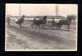 Real HORSE RACING in 1936 Vintage Real Photo #1  