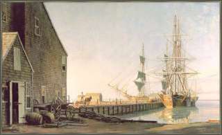 John Stobart Straight Wharf, Nantucket in 1832  