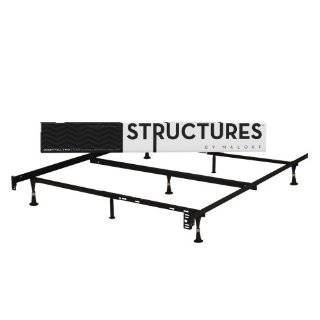   Metal Bed Frame with Center Support and Glides Only   (Queen, Fu