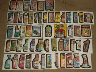 WACKY PACKAGES 1991 SERIES COMPLETE 55/55 SET /INCLUDES BARFS ROTBEER 