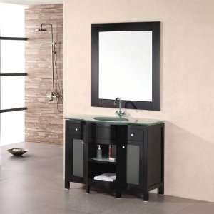  Design Element DEC010 Rome 43 Single Sink Vanity Set in 