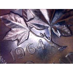  1964 Canadian Maple Leaf Penny    XF/AU 