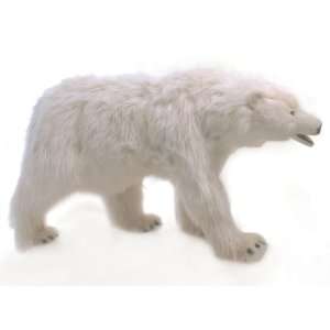    Hansa Plush Polar Bear Cub Walking On All 4s Toys & Games