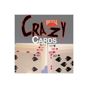   Crazy Cards Bicycle Poker Magic Close Up Street Trick 