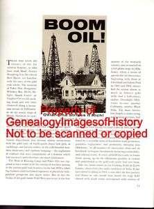 BOOM OIL   HISTORY OF OIL RUSH FRONTIER TOWNS OF OK  