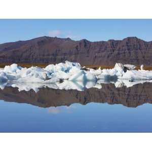  Ice washed ashore glacier at Joekulsarlon Photographic 