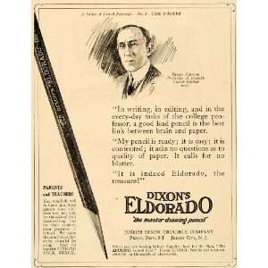  1921 Ad Dixon Eldorado Drawing Pencil Burgess Johnson 