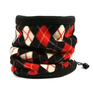 red cross stripes cashmere neck warmer  
